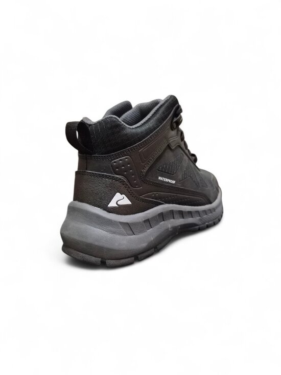 Ozark Trail Tech Hiking Boots Men\'s Size 6 Waterproof Leather Mesh Lace-up Black main image 5